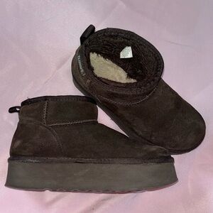 BearPaw Dark Brown Winter Boots